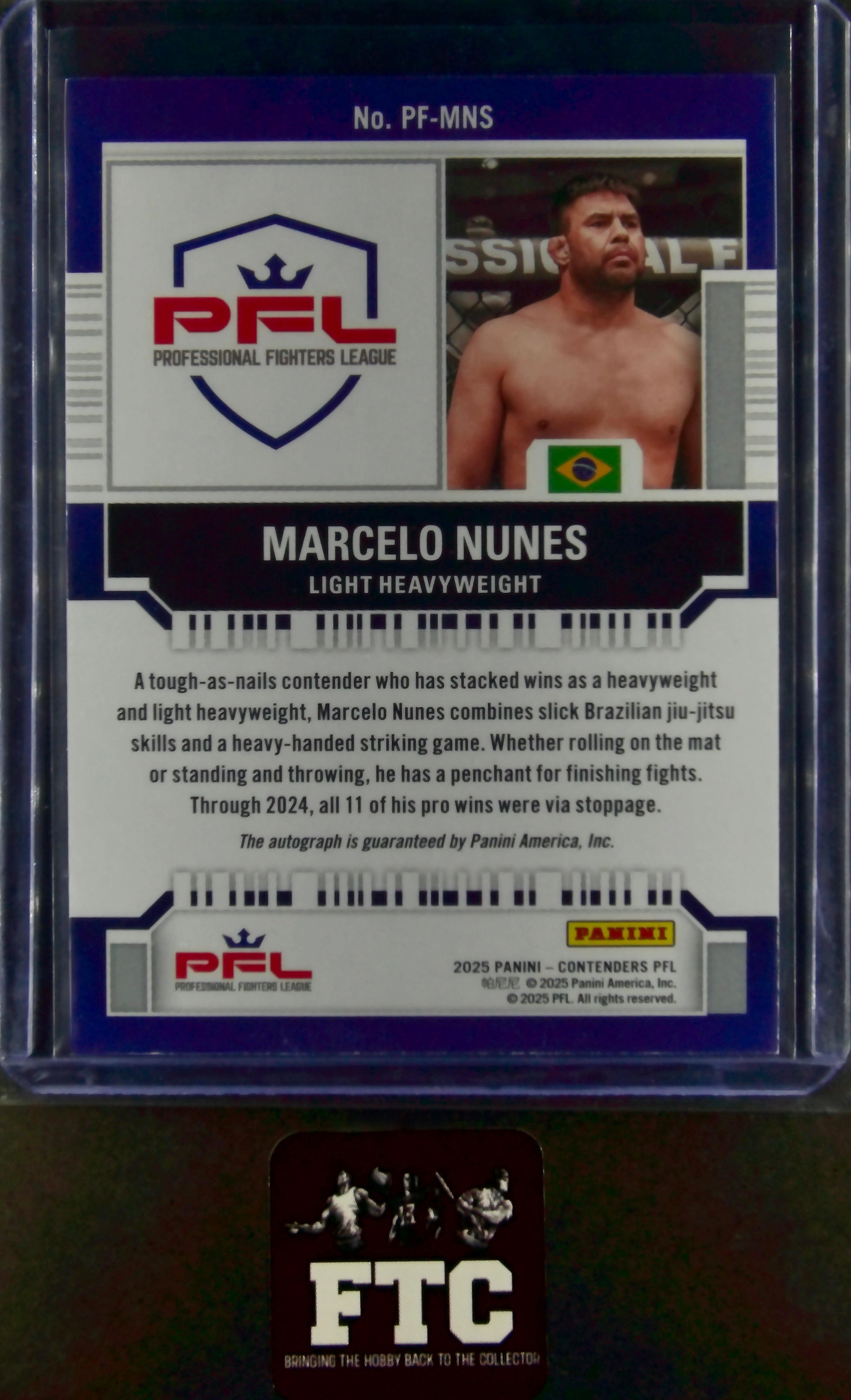 Marcelo Nunes, PFL Ink, Red, 2025 Contenders