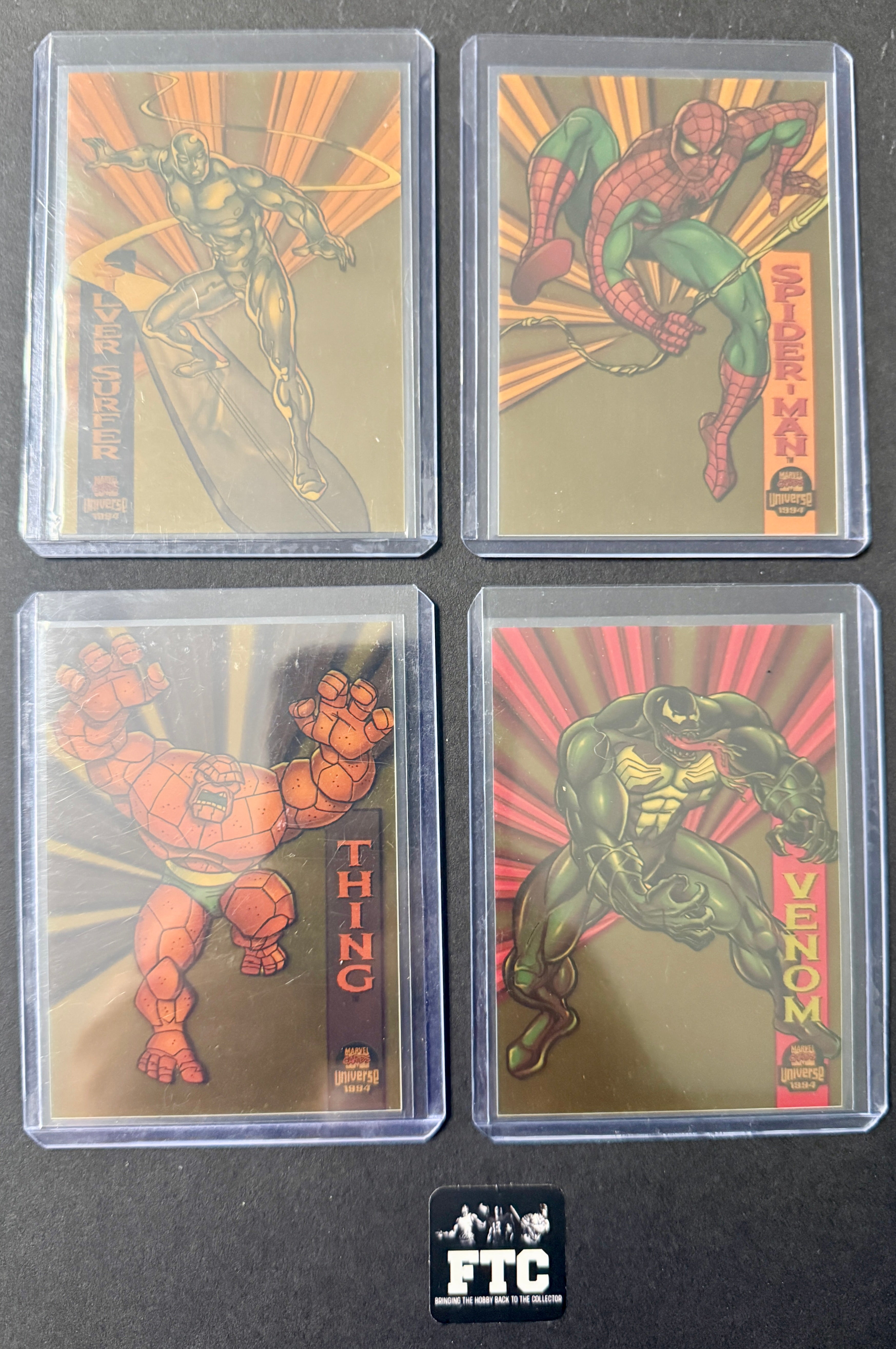 Suspended Animation Complete Set, all 10 cards, 1994 Marvel Universe