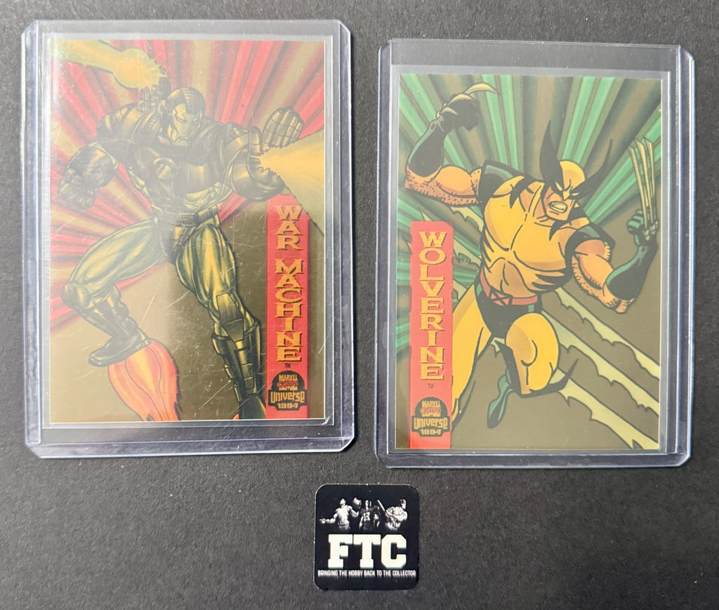 Suspended Animation Complete Set, all 10 cards, 1994 Marvel Universe