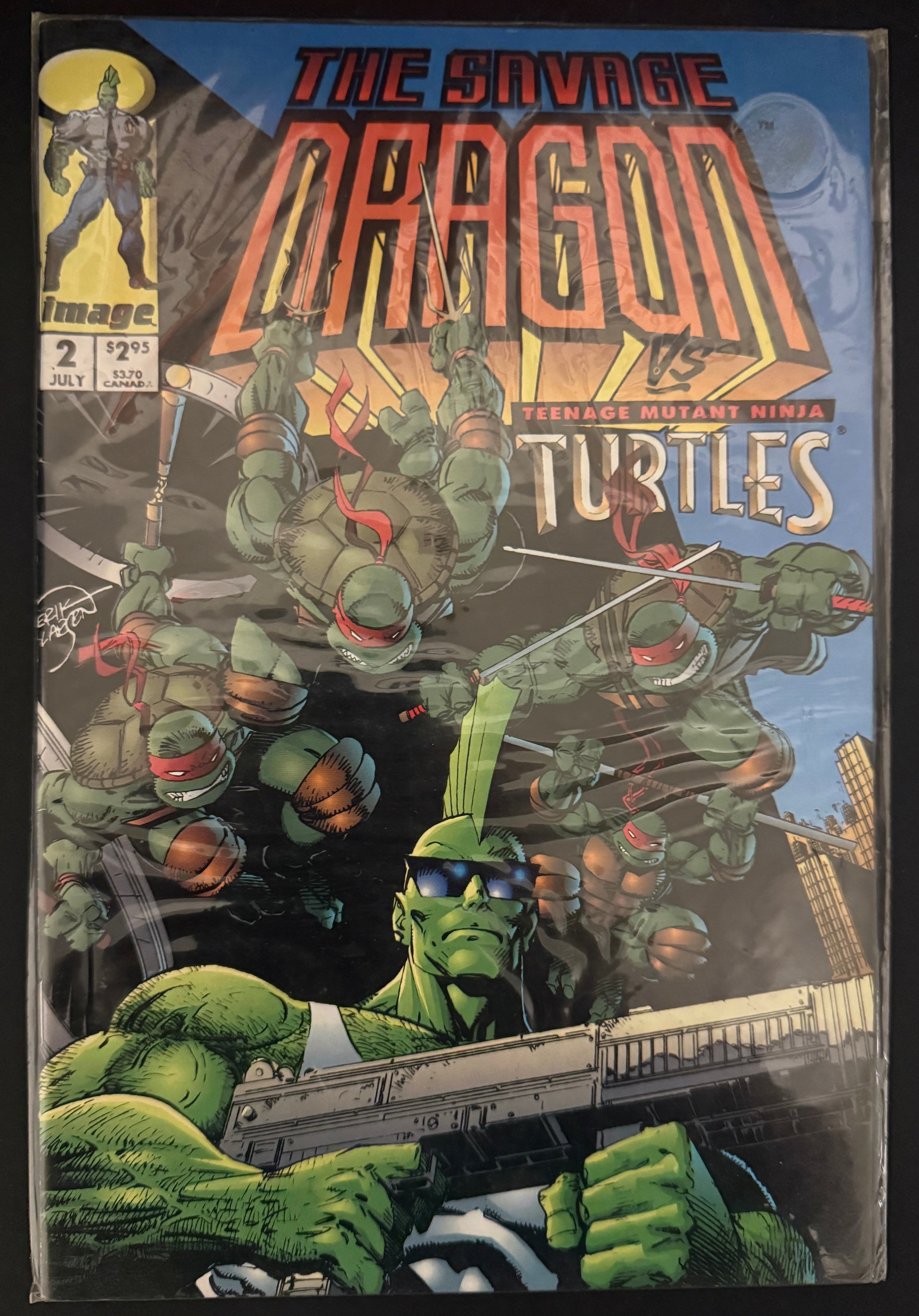 The Savage Dragon Vs. Teenage Mutant Ninja Turtles, #2, July 1993