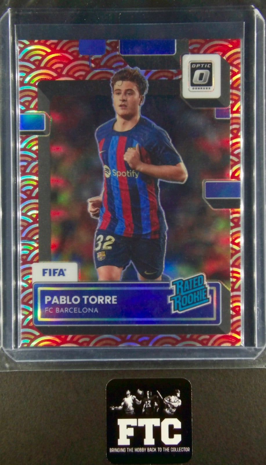 PABLO TORRE, RC, Photo Parallel, Optic Preview, 2022 Donruss Soccer