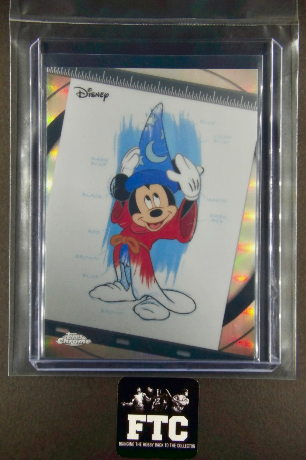 MICKY MOUSE, Ink & Paint Card, Sorcerer’s Apprentice, 2026 Topps Chrome Disney